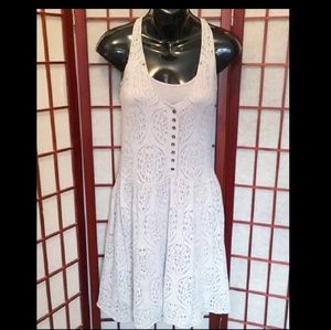 Free People Dress w/ Detachable Slip Stretchy L